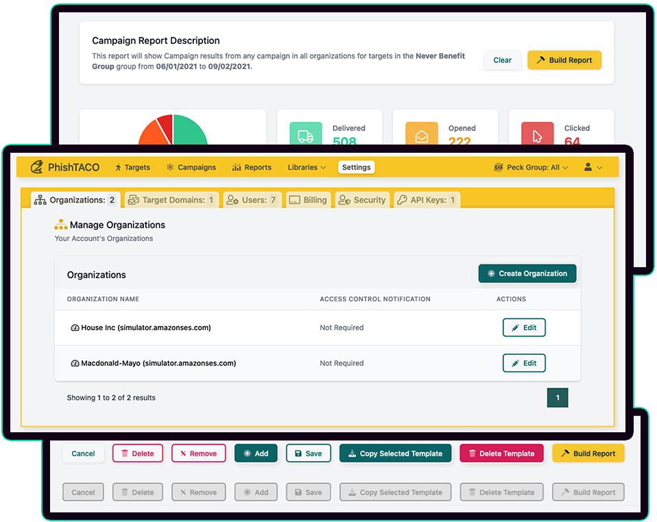 Zibasec Dashboard Interface
